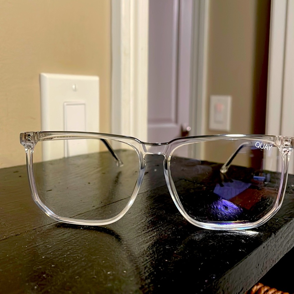 Quay Stranger Clear Blue light glasses